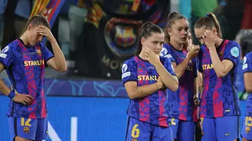 El Barça femenino vuelve a sucumbir ante el Lyon en la final de Champions