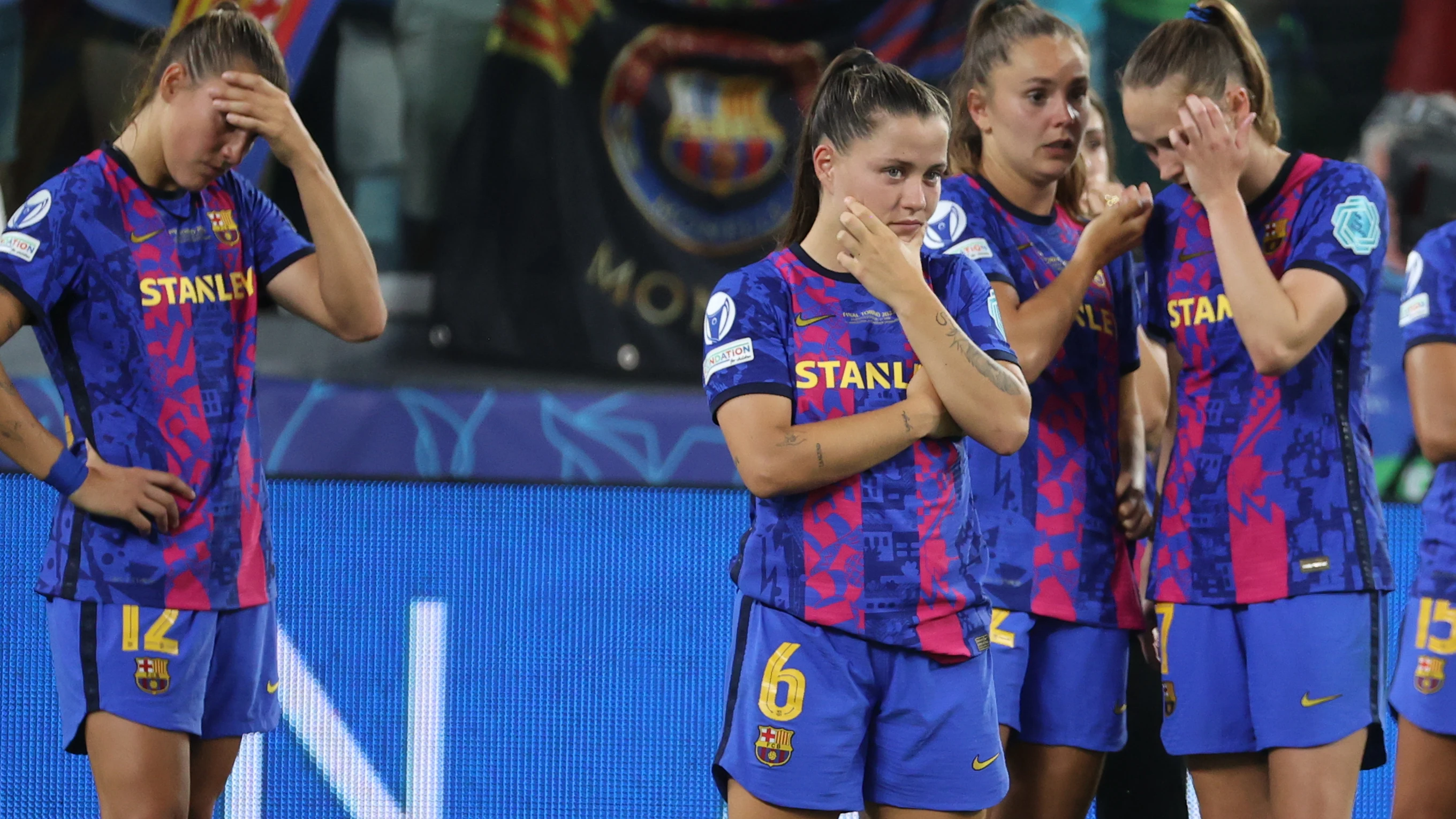 El Bar&ccedil;a femenino vuelve a sucumbir ante el Lyon en la final de Champions