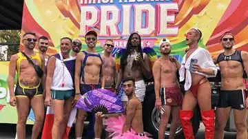varios participantes del "Gay Pride de Maspalomas" en 2022 varios participantes del "Gay Pride de Maspalomas" en 2022
