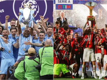 El City conquista la Premier a 'lo Madrid' y el Milan reina en Italia 11 años después El City conquista la Premier a 'lo Madrid' y el Milan reina en Italia 11 años después