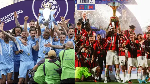 El City conquista la Premier a 'lo Madrid' y el Milan reina en Italia 11 años después El City conquista la Premier a 'lo Madrid' y el Milan reina en Italia 11 años después