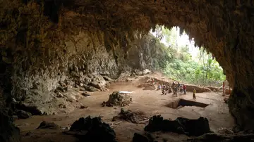 Lugar del descubrimiento del Homo floresiensis