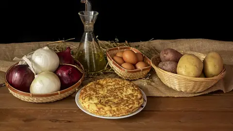 Una tortilla de patata Una tortilla de patata