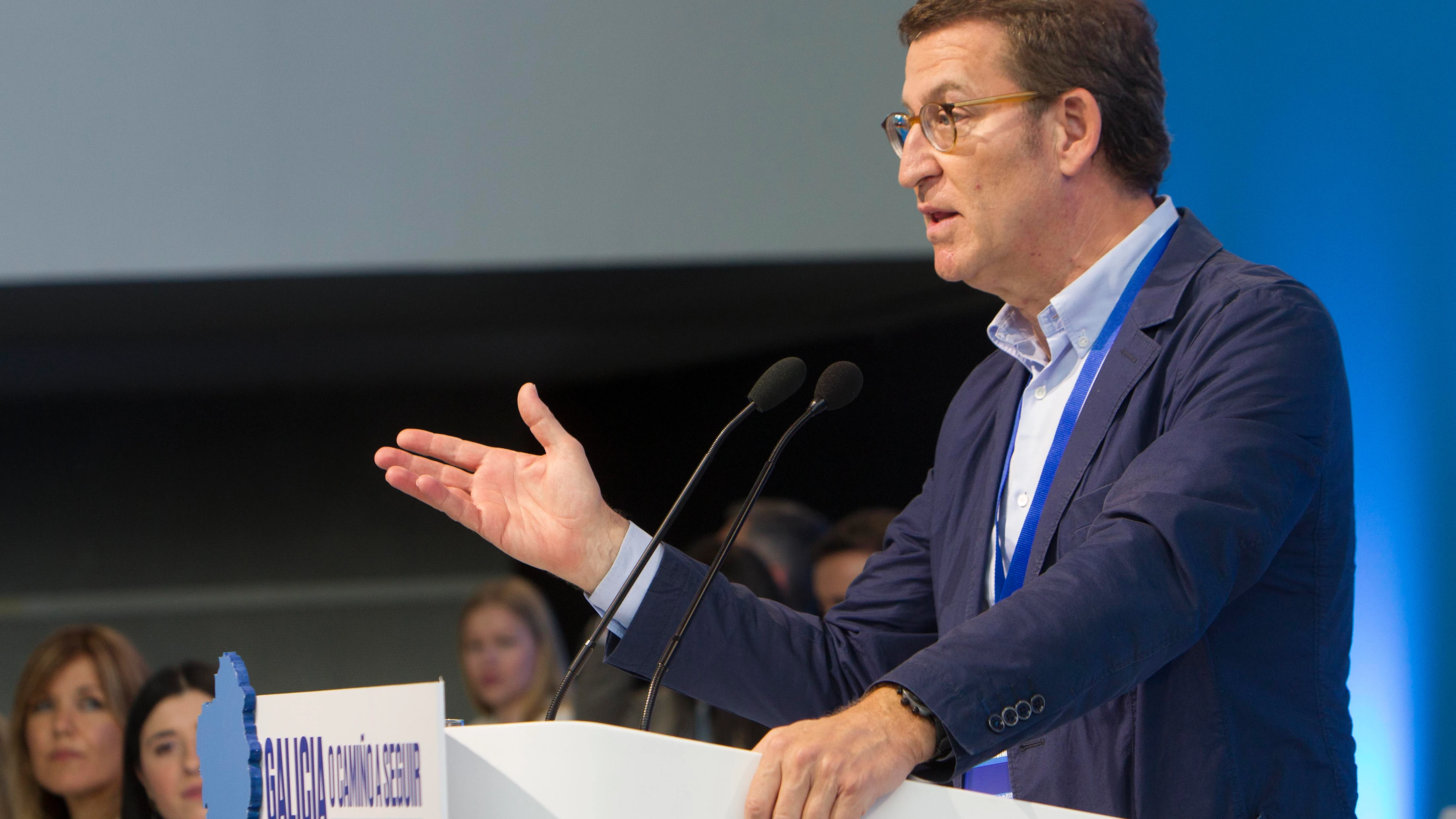 El l&iacute;der del PP, Alberto N&uacute;&ntilde;ez Feij&oacute;o