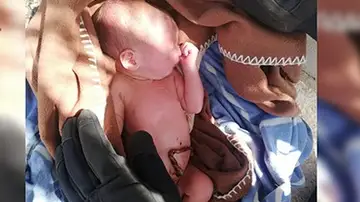 Bebé recién nacido abandonado en Alicante