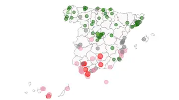 Tasa de paro en los principales municipios españoles