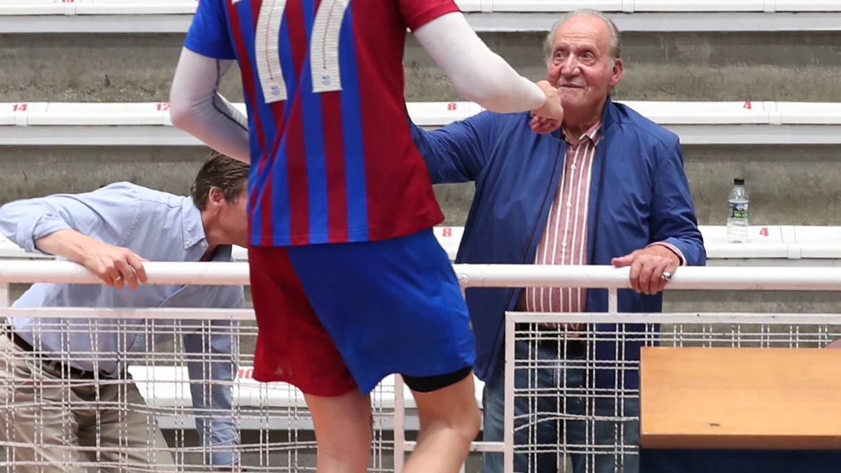 Pablo Urdangarin y su abuelo Don Juan Carlos Pablo Urdangarin y su abuelo Don Juan Carlos