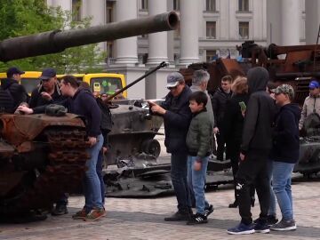 Exposición carros de combate rusos