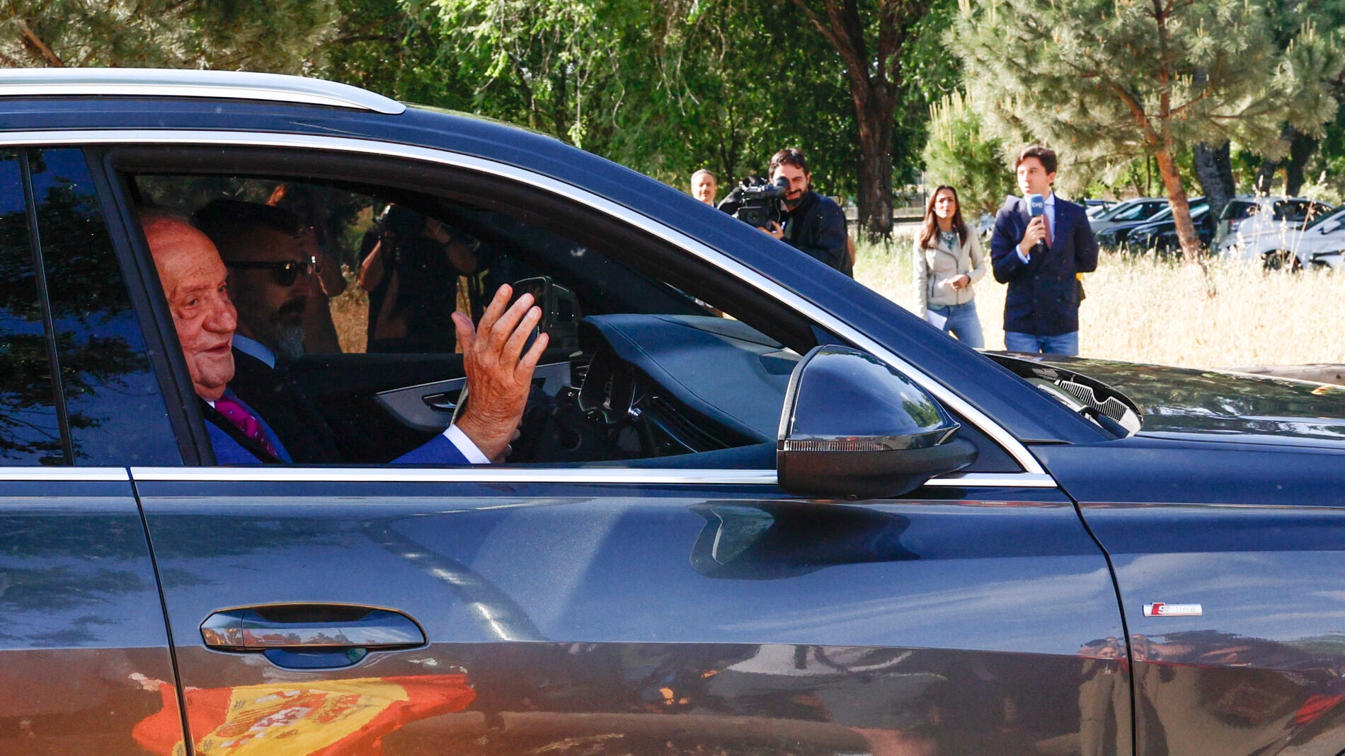 El regreso del rey Juan Carlos I al palacio de la Zarzuela