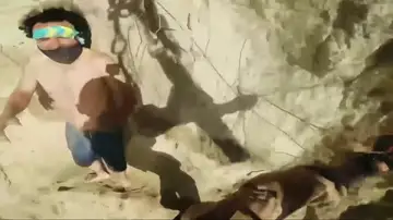 Angustioso rescate en California Angustioso rescate en California