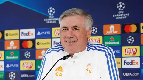 Ancelotti, en rueda de prensa Ancelotti, en rueda de prensa