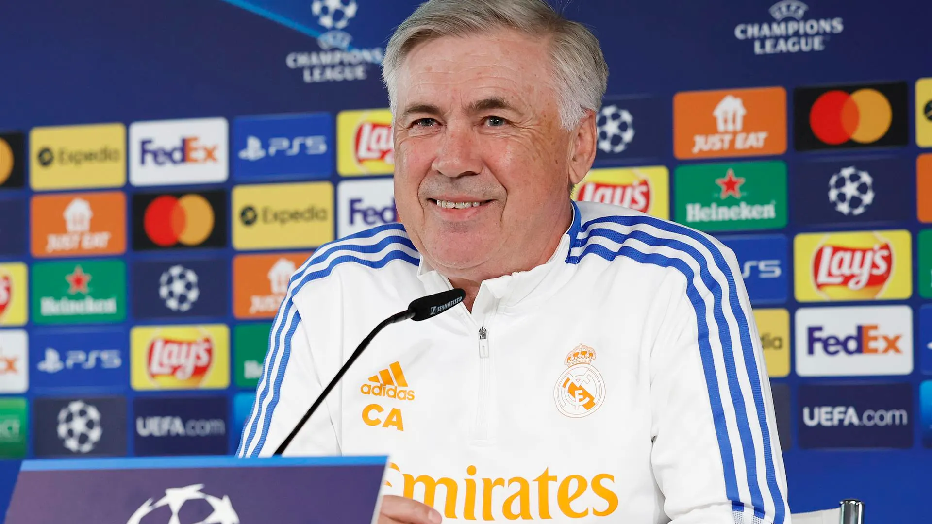 Ancelotti, en rueda de prensa Ancelotti, en rueda de prensa
