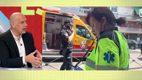 Nacho Abad en Espejo Público. Nacho Abad en Espejo Público.