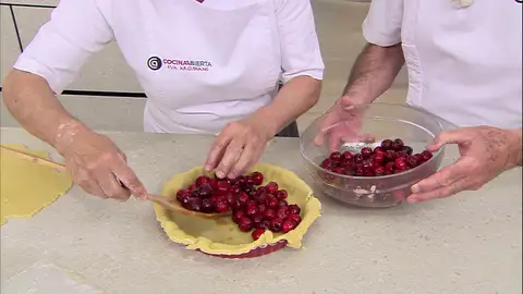 Añade las cerezas Añade las cerezas