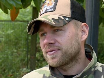 Igor Chumak, un ucraniano que está luchando en primera línea de la guerra