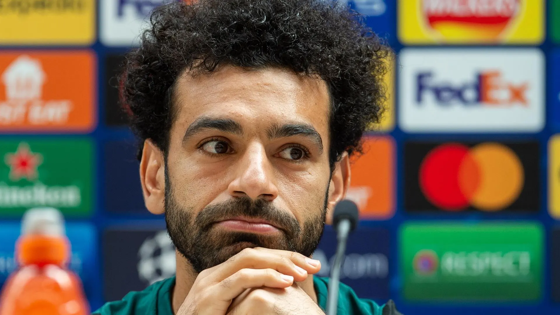 Salah, en el 'media day' del Liverpool Salah, en el 'media day' del Liverpool