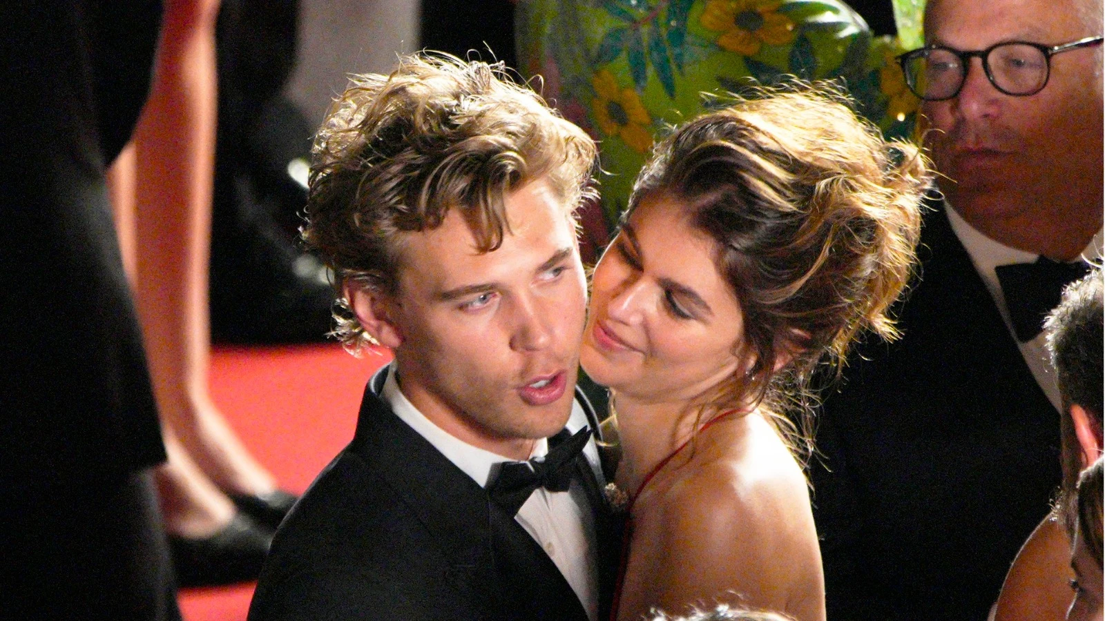 Kaia Gerber y Austin Butler en la premiere de 'Elvis'
