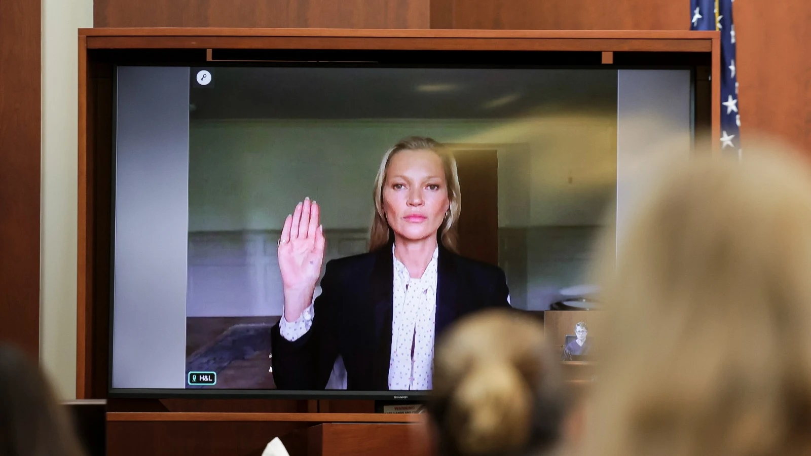 Kate Moss declarando bajo juramento en el juicio de Johnny Depp y Amber Heard Kate Moss declarando bajo juramento en el juicio de Johnny Depp y Amber Heard