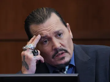 Johnny Depp en el juicio contra Amber Heard Johnny Depp en el juicio contra Amber Heard