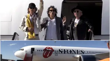 Vídeo: los Rolling Stones aterrizan en Madrid una semana antes de su concierto en el Wanda Metropolitano Vídeo: los Rolling Stones aterrizan en Madrid una semana antes de su concierto en el Wanda Metropolitano