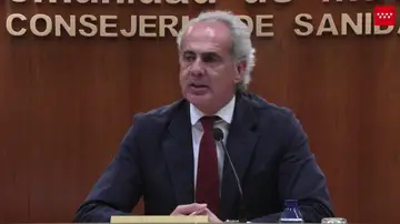 Rueda de prensa de Enrique Ruiz Escudero y Elena Andradas Rueda de prensa de Enrique Ruiz Escudero y Elena Andradas