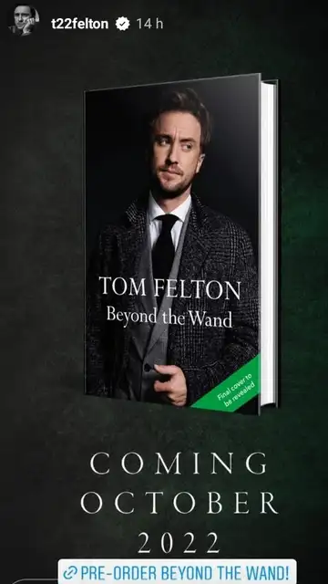 Portada de 'Beyond the Wand' , las memorias de Tom Felton Portada de 'Beyond the Wand' , las memorias de Tom Felton