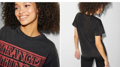 Camiseta con logo de 'Stranger Things'