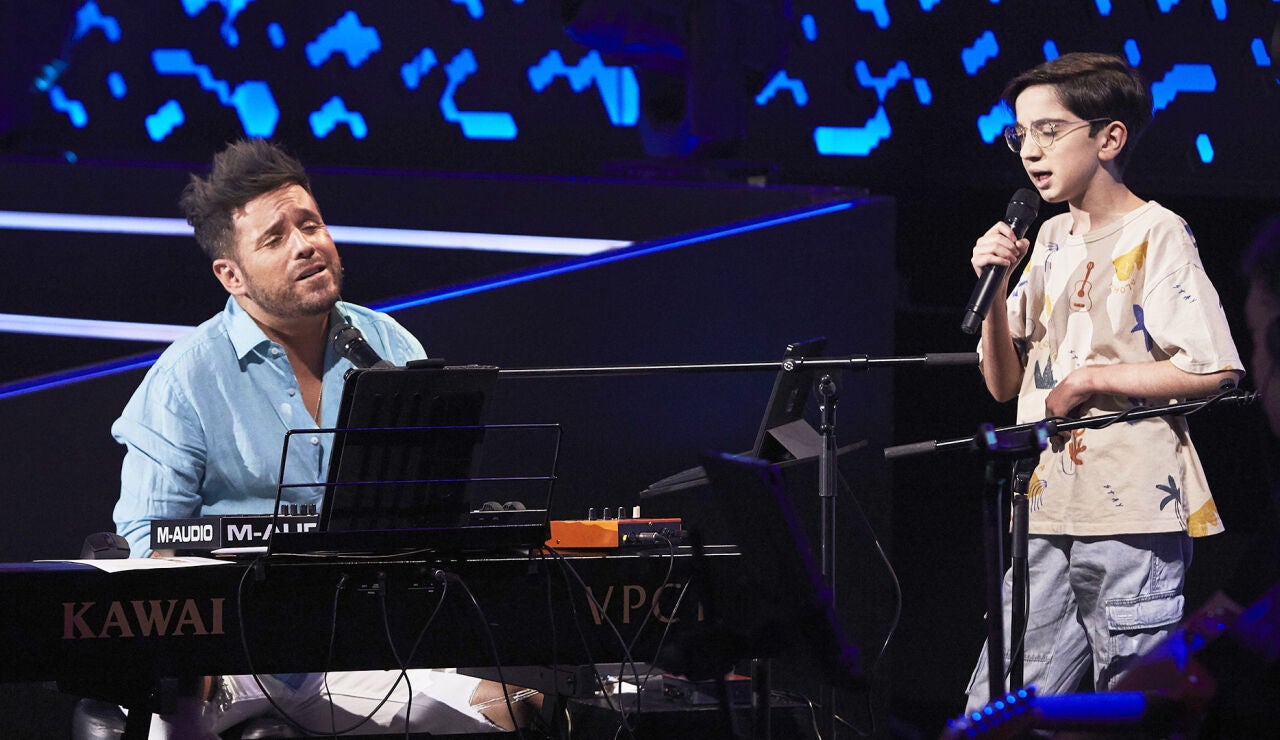 Pablo L&oacute;pez canta con Alberto Guzm&aacute;n el tema &lsquo;No!&rsquo; tras sumarlo a su equipo en &lsquo;La Voz Kids&rsquo;