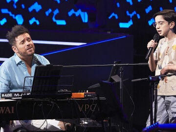Pablo López canta con Alberto Guzmán el tema ‘No!’ tras sumarlo a su equipo en ‘La Voz Kids’