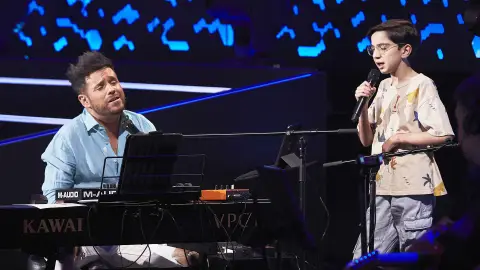 Pablo López canta con Alberto Guzmán el tema ‘No!’ tras sumarlo a su equipo en ‘La Voz Kids’ Pablo López canta con Alberto Guzmán el tema ‘No!’ tras sumarlo a su equipo en ‘La Voz Kids’