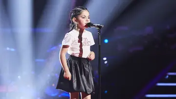 Macarena Estévez canta ‘Bienvenidos’ en las Audiciones a ciegas de ‘La Voz Kids’