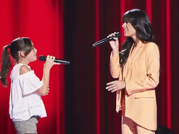 Aitana enamora cantando ‘Con las ganas’ con Marina Oliván en ‘La Voz Kids’ Aitana enamora cantando ‘Con las ganas’ con Marina Oliván en ‘La Voz Kids’