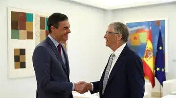 Pedro Sánchez y Bill Gates en Moncloa Pedro Sánchez y Bill Gates en Moncloa