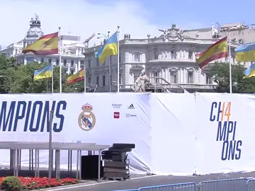 Así será la celebración del Real Madrid en Cibeles tras ganar la Champions League contra el Liverpool Así será la celebración del Real Madrid en Cibeles tras ganar la Champions League contra el Liverpool