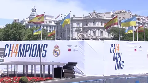 Así será la celebración del Real Madrid en Cibeles tras ganar la Champions League contra el Liverpool Así será la celebración del Real Madrid en Cibeles tras ganar la Champions League contra el Liverpool