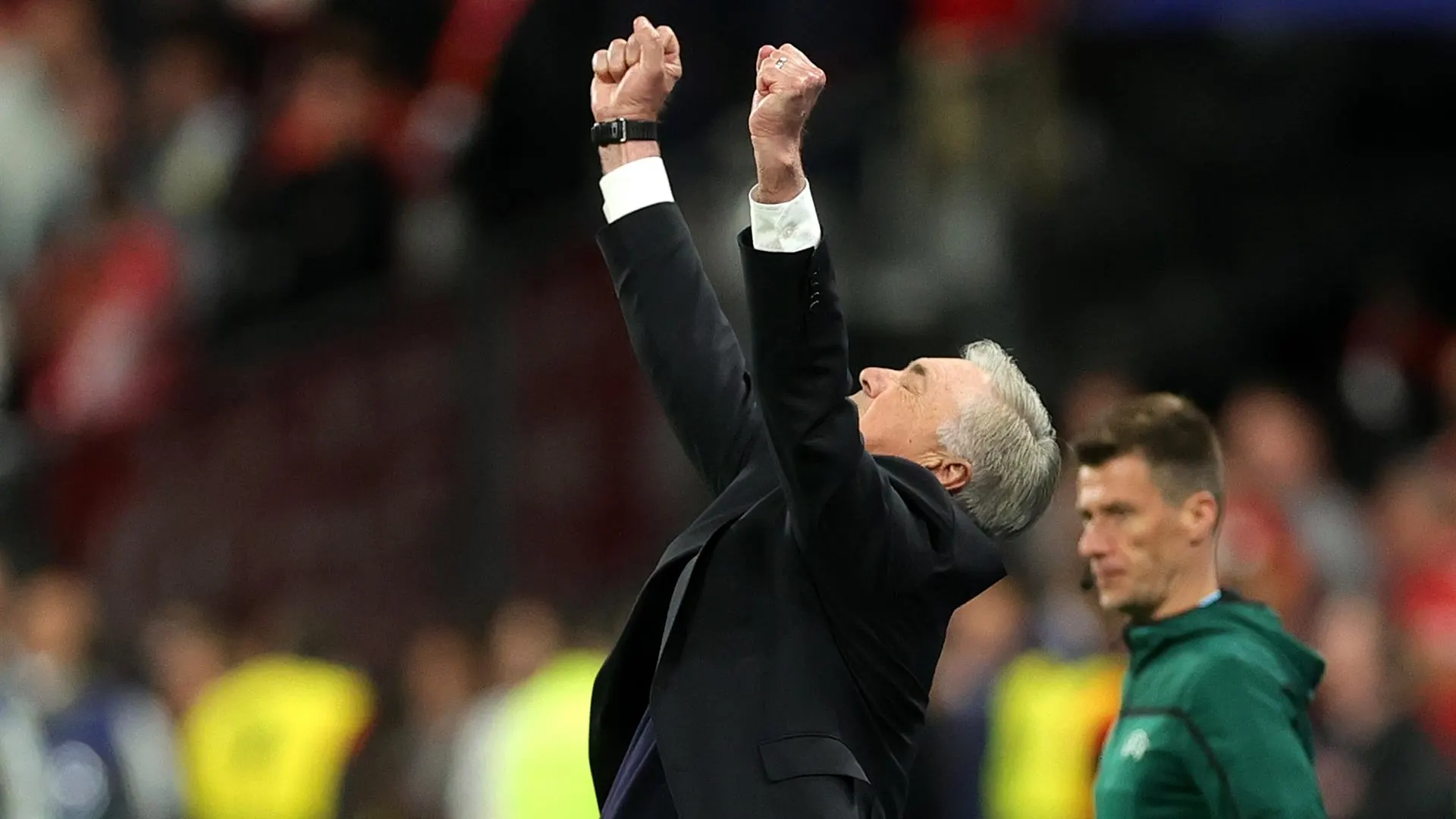 Carlo Ancelotti, tras ganar su cuarta Champions en París Carlo Ancelotti, tras ganar su cuarta Champions en París