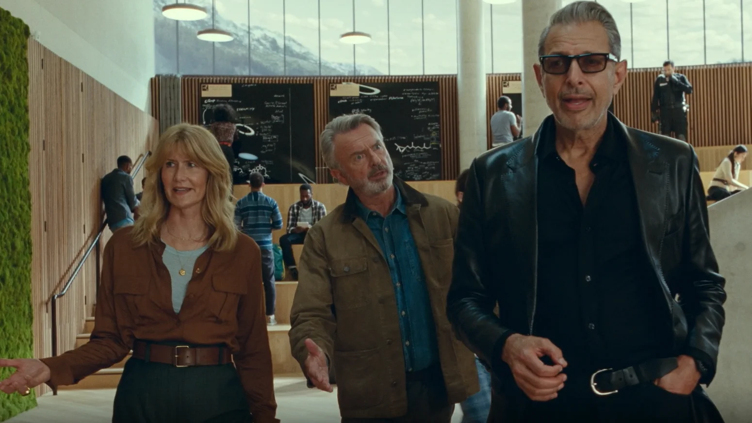 Laura Dern, Sam Neill y Jeff Goldblum en 'Jurassic World: Dominion' Laura Dern, Sam Neill y Jeff Goldblum en 'Jurassic World: Dominion'