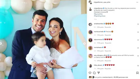 Bautizo hijo Paula Echevarría Bautizo hijo Paula Echevarría