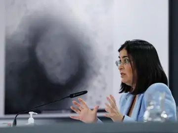 La ministra de Sanidad, Carolina Darias, al término de la reunión del Consejo Interterritorial de Salud La ministra de Sanidad, Carolina Darias, al término de la reunión del Consejo Interterritorial de Salud