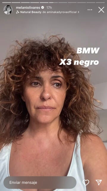 Melani Olivares narra el robo que ha sufrido 