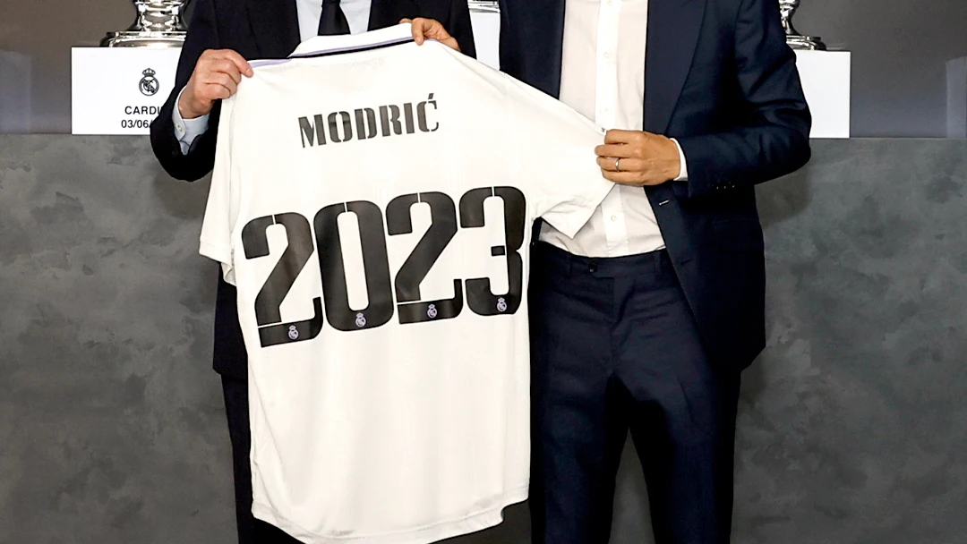 Luka Modric renueva con el Real Madrid hasta 2023