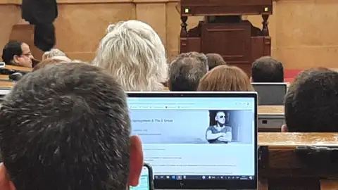 Un portavoz de Vox intentando comprar entradas para Bruce Springsteen Un portavoz de Vox intentando comprar entradas para Bruce Springsteen