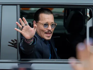 Johnny Depp a la salida del juzgado Johnny Depp a la salida del juzgado