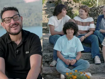 Dani de la Torre y reparto de 'Life is life' Dani de la Torre y reparto de 'Life is life'