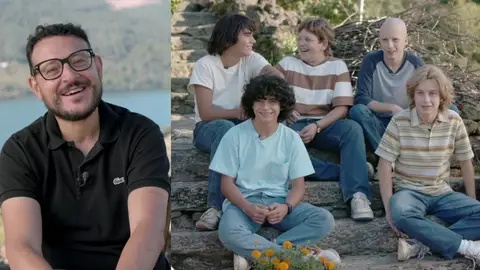 Dani de la Torre y reparto de 'Life is life' Dani de la Torre y reparto de 'Life is life'