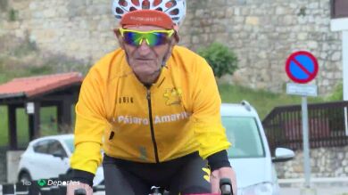 Feliciano, el ciclista amateur de 87 años: 