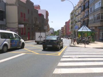 calle de Tenerife donde se encontró al menor solo