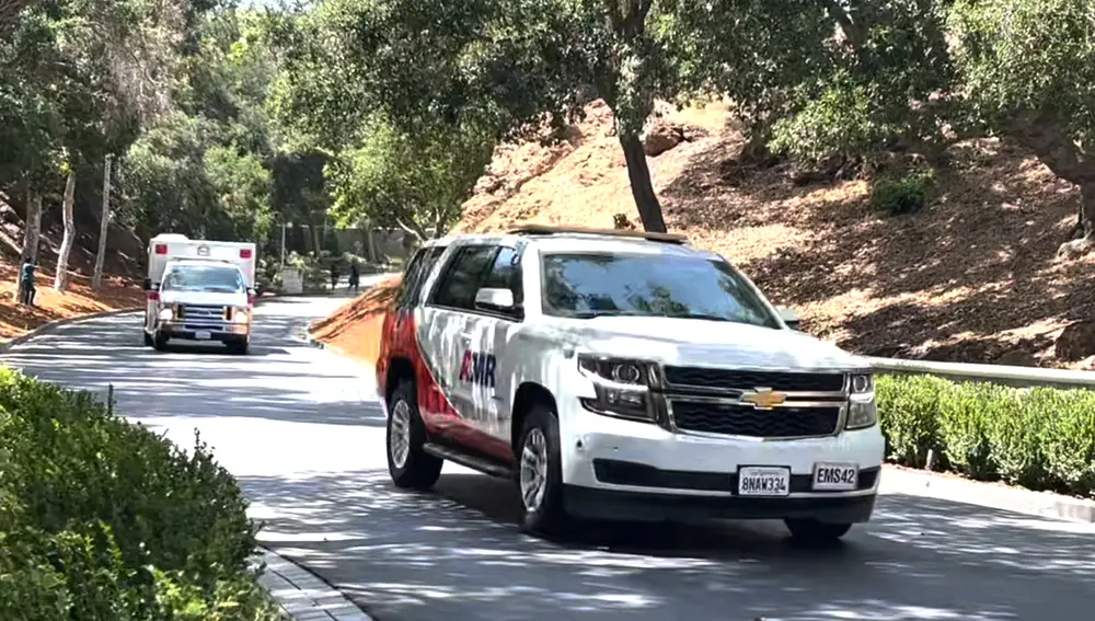 La policía camino a casa de Britney Spears tras el incidente