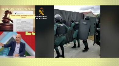 Uno de los 10 fugitivos más buscados de España, en libertad sin fianza después de ser detenido por la Guardia Civil