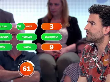 La velocidad extrema de Rafa Castaño resolviendo el ‘¿Dónde están?’ en ‘Pasapalabra’ La velocidad extrema de Rafa Castaño resolviendo el ‘¿Dónde están?’ en ‘Pasapalabra’